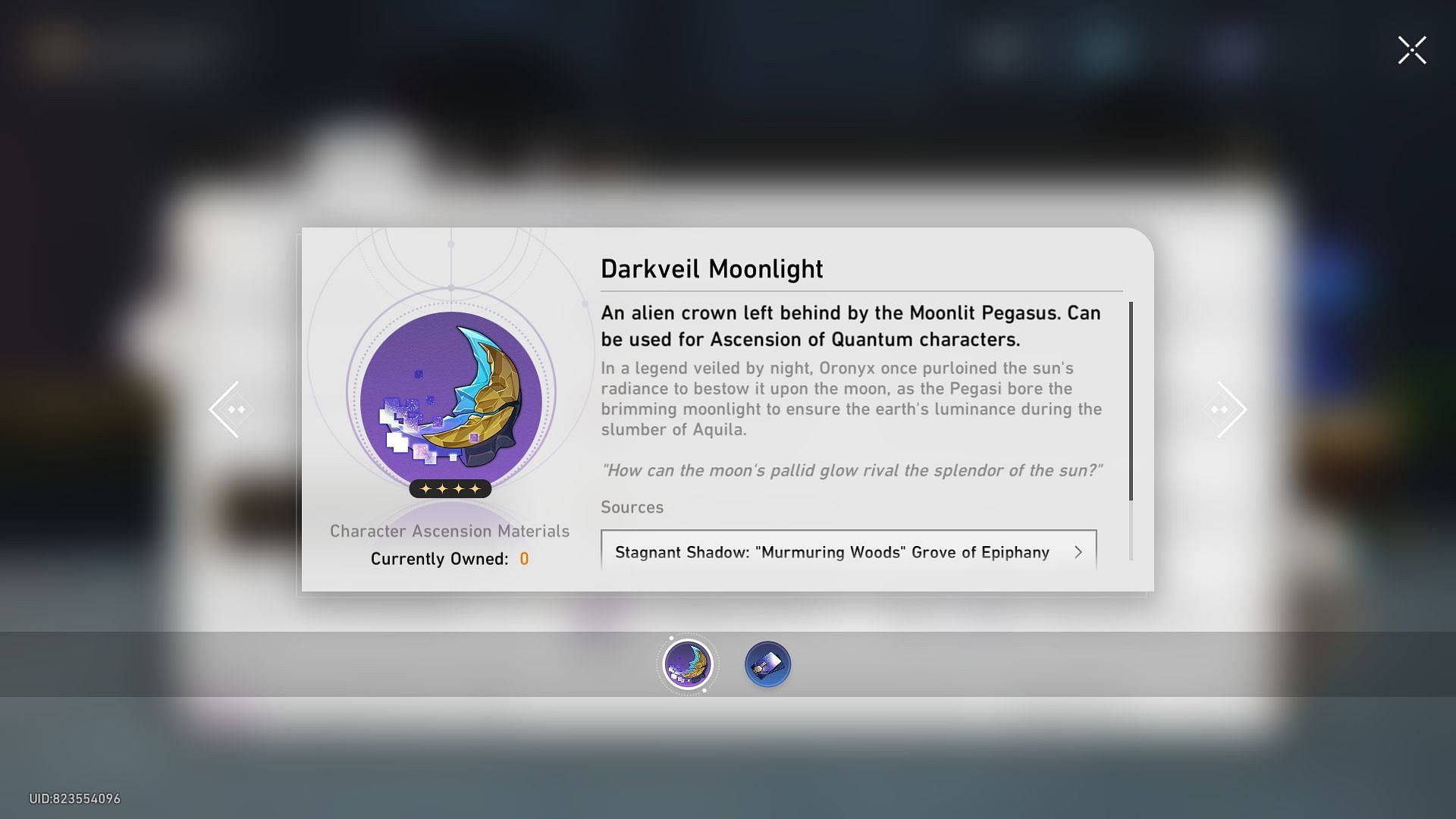 Darkveil Moonlight (Image via Sportskeeda Gaming || HoYoverse)